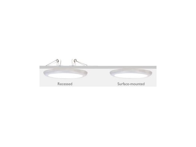 Aero 18W LED Oyster Downlight Cool White 4000K Oyster Ceiling