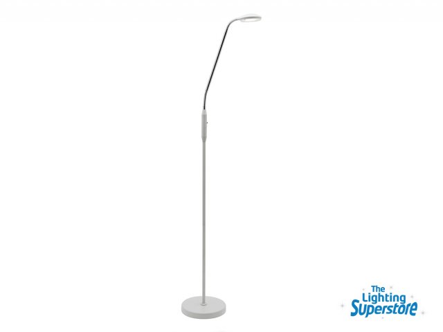 Led floor deals lamp white