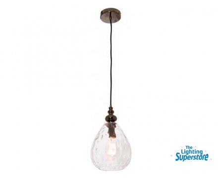 Genoa Clear Glass Pendant Light