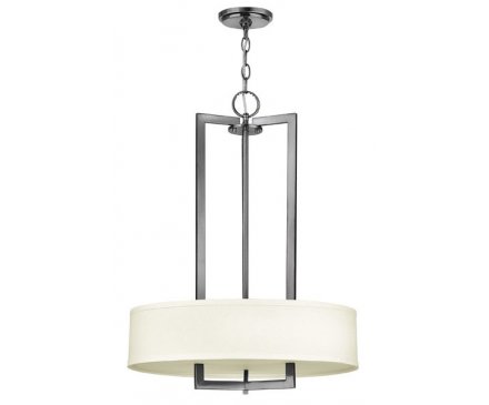 Hinkleys Hampton 3 Light Pendant Antique Nickel Finish