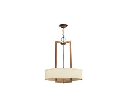 Hinkleys Hampton 3 Light Pendant Brushed Bronze