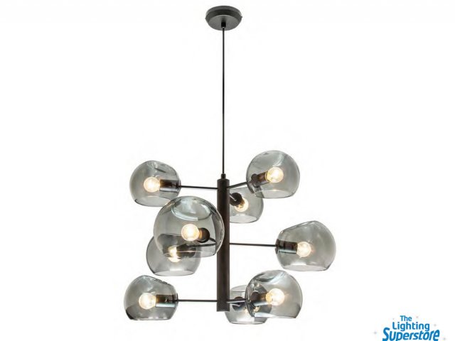 saloon 9 light cluster pendant