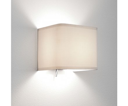 Ashino Wall Light White Fabric 1166001